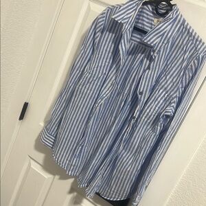 Blue Striped cotton Shirt